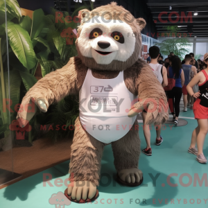 Giant Sloth mascot costume...
