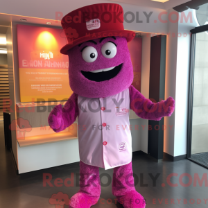 Magenta Fried Rice mascot...
