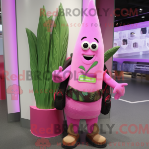 Pink Asparagus mascot...