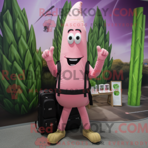 Pink asparges maskot...