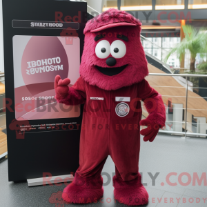 Costume mascotte de Maroon...