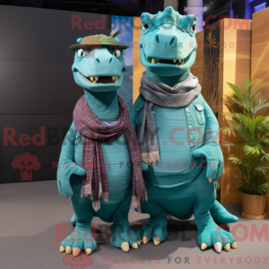 Blågrøn Tyrannosaurus...