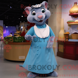 Sky Blue Ratatouille mascot...