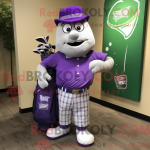 Lavender Golf Bag mascot...