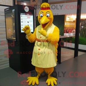 Disfraz de mascota pollo...