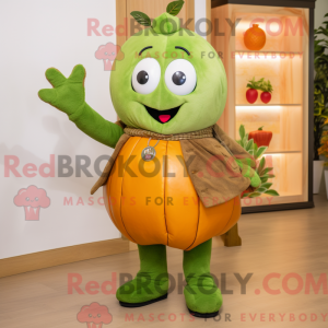 Olive Pumpkin mascot...