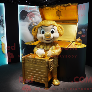 Maskotdraktfigure Gold...