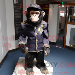 Chimpanse maskot kostume...