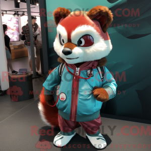 Figura de máscara de panda...