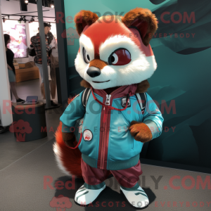 Teal Red Panda...