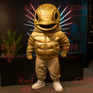 Gold Trilobite mascot...