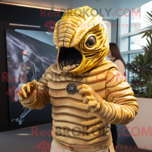 Guld Trilobite maskot...