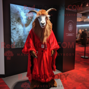 Red Angora Goat maskot...