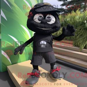 Black Skateboard mascot...