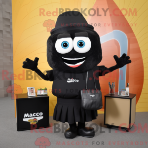 Sort Tacos maskot kostume...