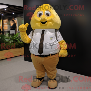 Yellow Potato mascot...
