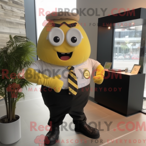 Postava maskota žluté...