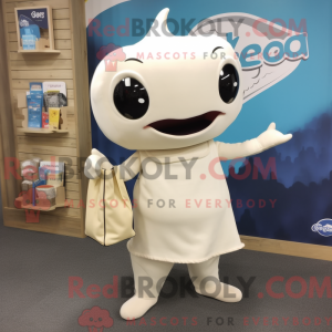 Cream Stingray mascot...