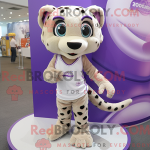 Lavender Cheetah mascot...