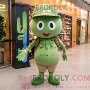 Olive Melon mascot costume...