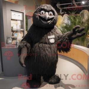 Black Sloth mascot costume...