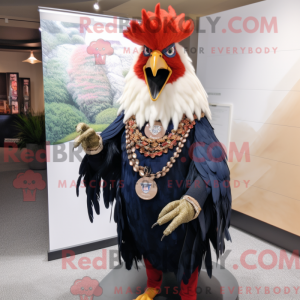 Navy Roosters maskot...