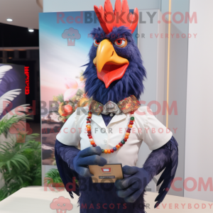 Navy Roosters maskot...