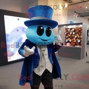 Blue Oyster mascot costume...