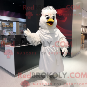 White Fried Chicken mascot...