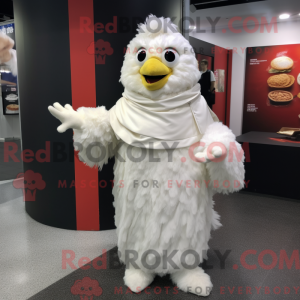 White Fried Chicken mascot...