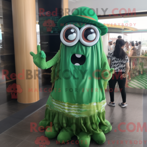Green Fried Calamari mascot...