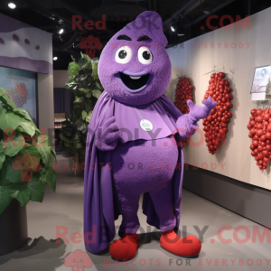 Purple Grape mascot costume...