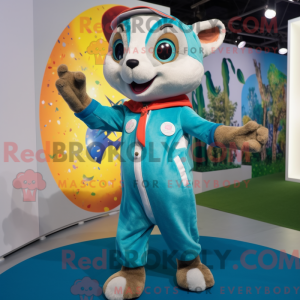 Weasel mascot costume...
