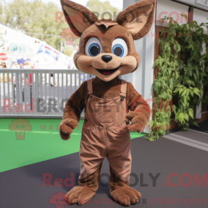 Brun Chupacabra maskot...
