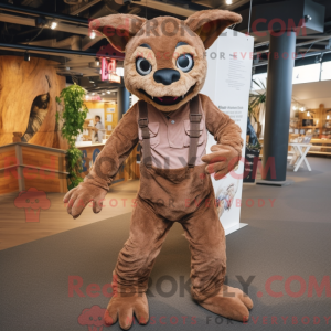 Brown Chupacabra mascot...