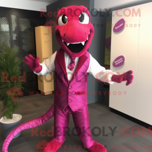 Disfraz de mascota Magenta...