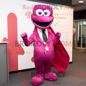 Disfraz de mascota Magenta...