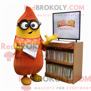 Rust Mango mascot costume...