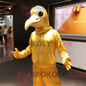 Guld Albatross maskot...