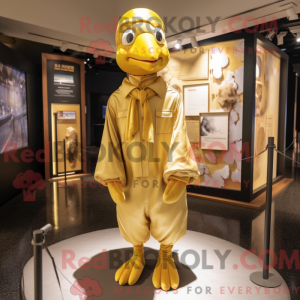 Guld Albatross maskot...