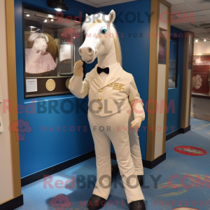 Cream Mare mascot costume...