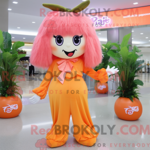 Peach Pho maskot kostume...