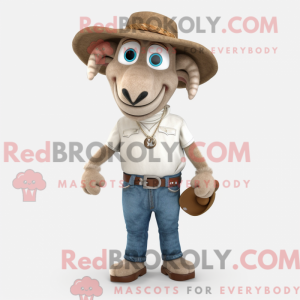 Beige Moussaka mascot...