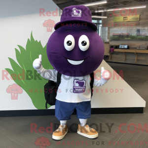 Purple Beet mascot costume...