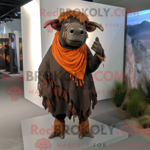 Rust Buffalo Maskottchen...