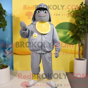 Maskottchenkostüm Gray...