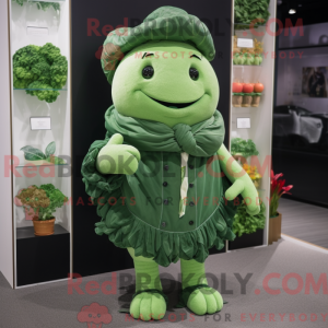 Forest Green Cabbage mascot...