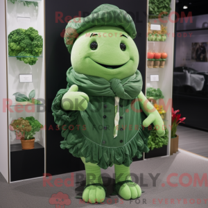 Forest Green Cabbage maskot...