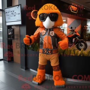 Orange Chief mascot costume...