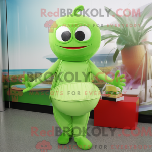 Lime Green Pho mascot...